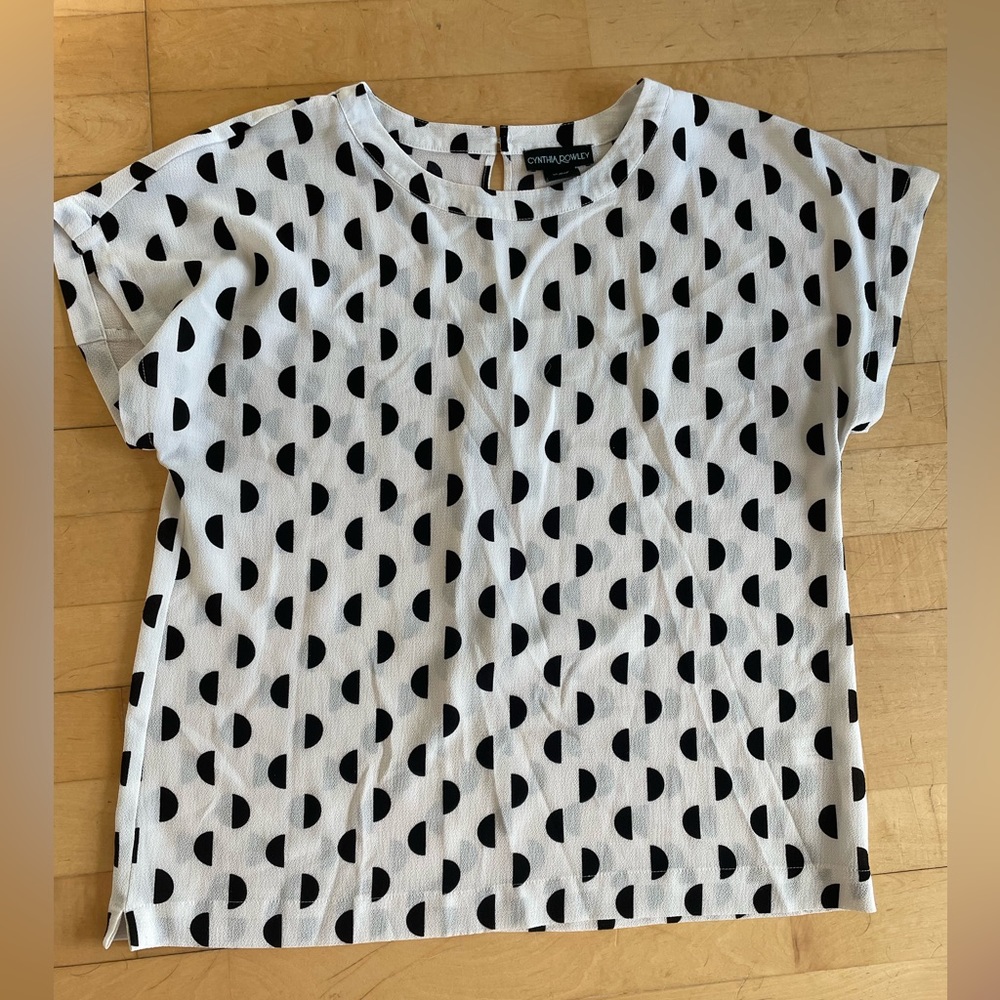 Lightweight crepe top from Cynthia Rowley